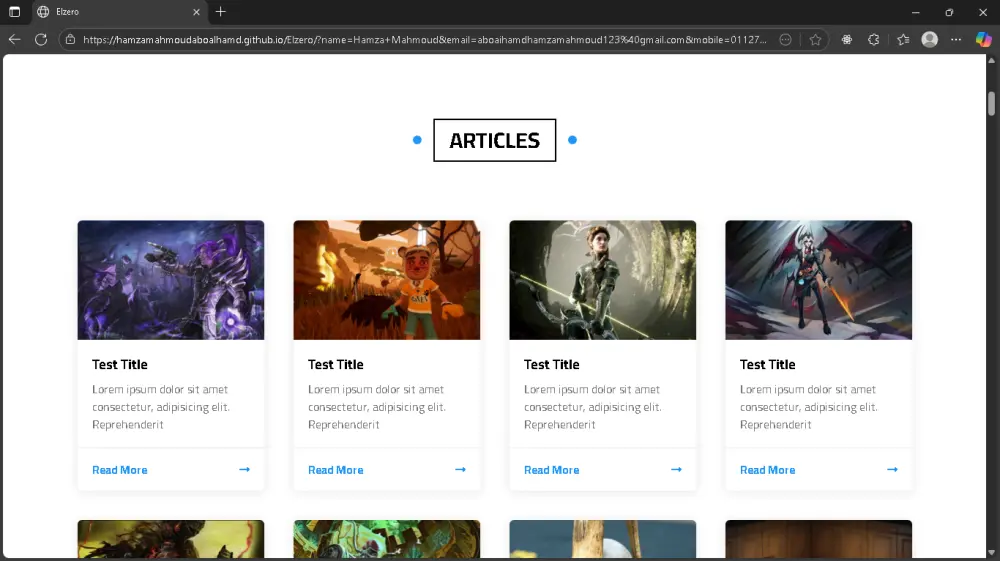 صميم واجهات المواقع الالكترونيه Frontend Developer