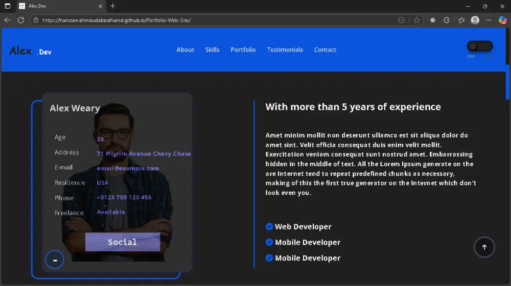 تحويل تصميم Figma أو Adobe XD إلى موقع متجاوب HTML / CSS / JavaScript (صفحة واحدة)