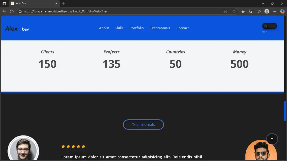 تحويل تصميم Figma أو Adobe XD إلى موقع متجاوب HTML / CSS / JavaScript (صفحة واحدة)