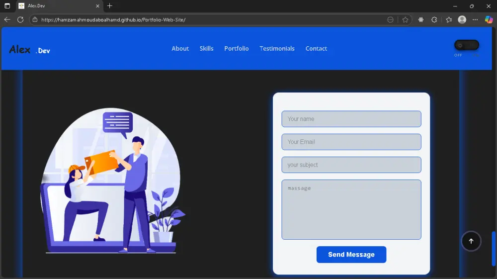 تحويل تصميم Figma أو Adobe XD إلى موقع متجاوب HTML / CSS / JavaScript (صفحة واحدة)