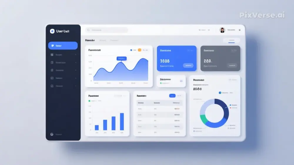 سأقوم بتصميم Dashboard أو لوحة تحكم متجاوبة باحترافية (Frontend Only)