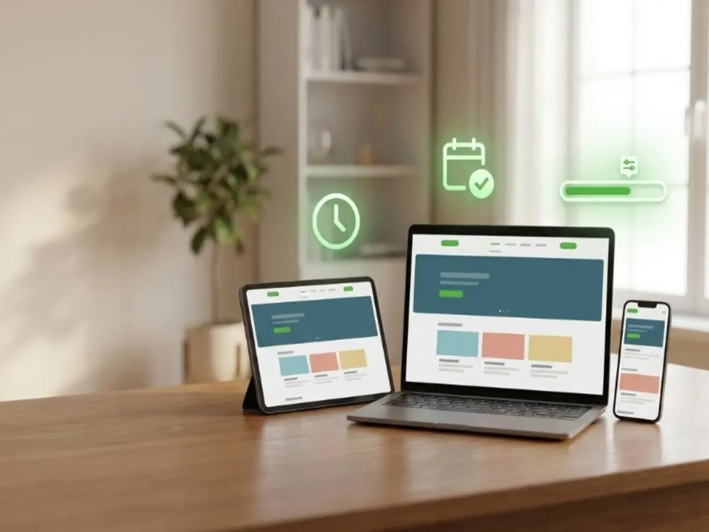 سأقوم بتصميم صفحة هبوط Landing Page متجاوبة وأنيقة