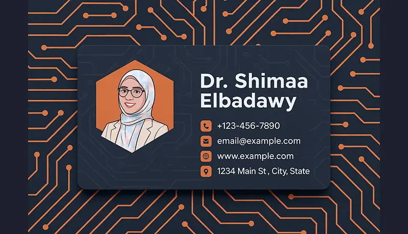 تصميم بطاقة عمل احترافية (Business Card Design)