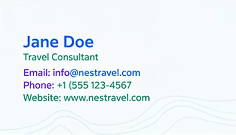 تصميم بطاقة عمل احترافية (Business Card Design)