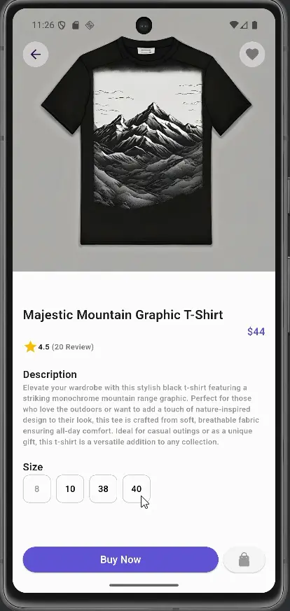 تصميم تطبيق موبايل Flutter
