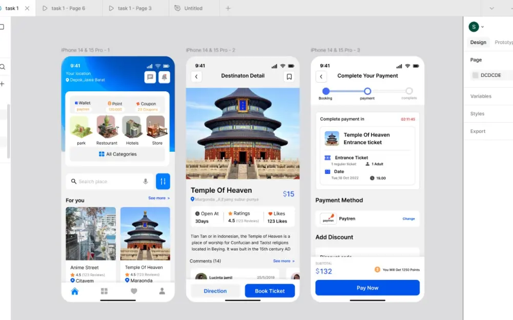 تصميم واجهات تطبيقات احترافية بتجربة مستخدم مميزة (UI/UX)