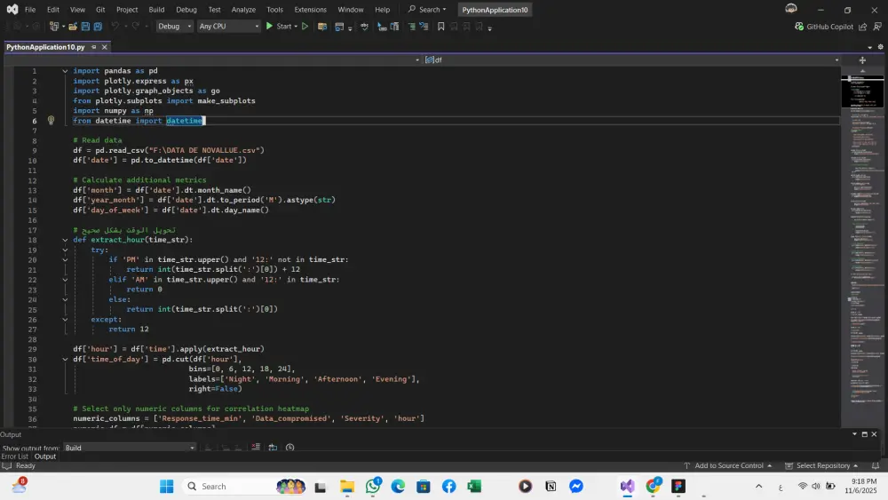 خدمة تحليل البيانات المتكاملة حجم البيانات حتي 50,000 الف صف و 20 عمود  تجمع هذه الخدمة بين أقوى خمس أدوات في مجال تحليل البيانات لتقديم حلول شاملة ودقيقة تلبي احتياجات العملاء في مختلف المجالات.