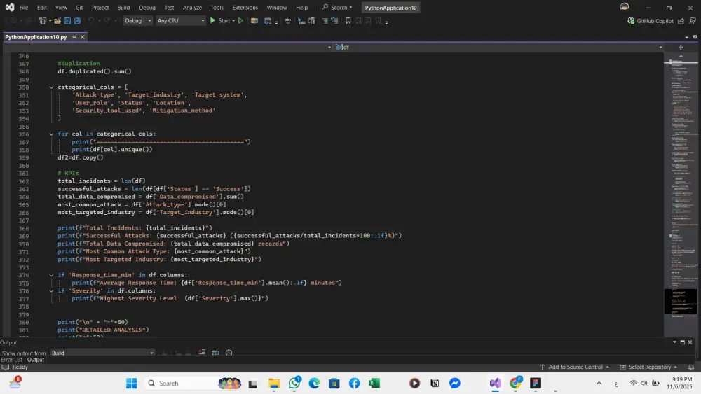 خدمة تحليل البيانات المتكاملة حجم البيانات حتي 50,000 الف صف و 20 عمود  تجمع هذه الخدمة بين أقوى خمس أدوات في مجال تحليل البيانات لتقديم حلول شاملة ودقيقة تلبي احتياجات العملاء في مختلف المجالات.