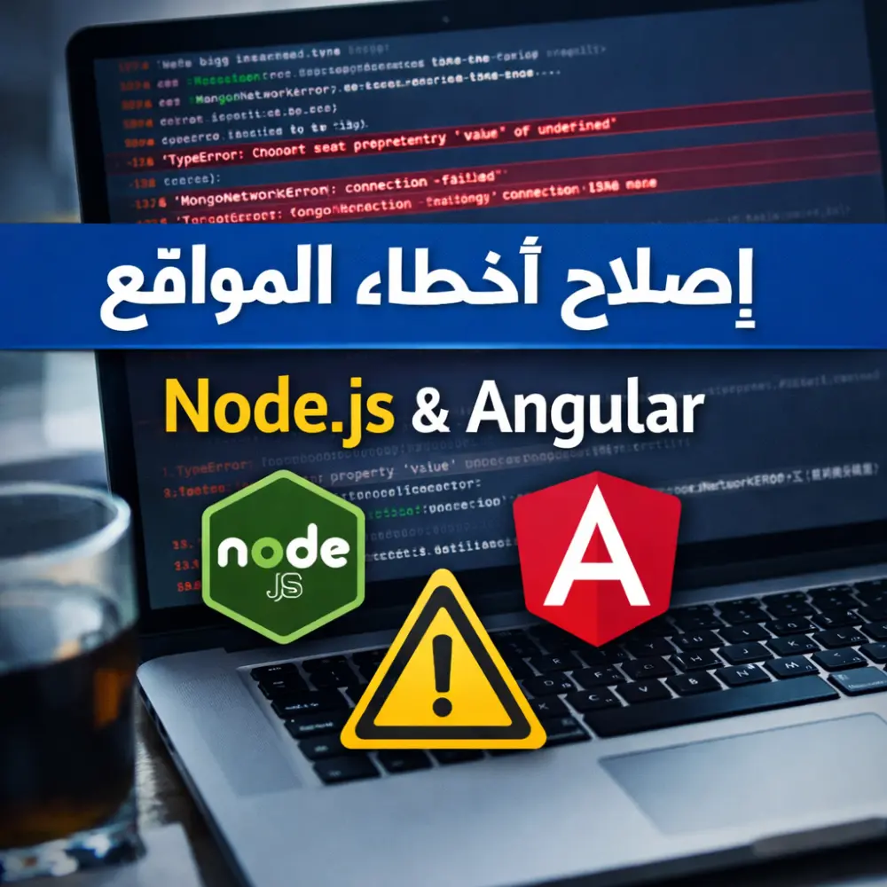 إصلاح أخطاء ومشاكل مواقع الويب باستخدام Node.js وAngular