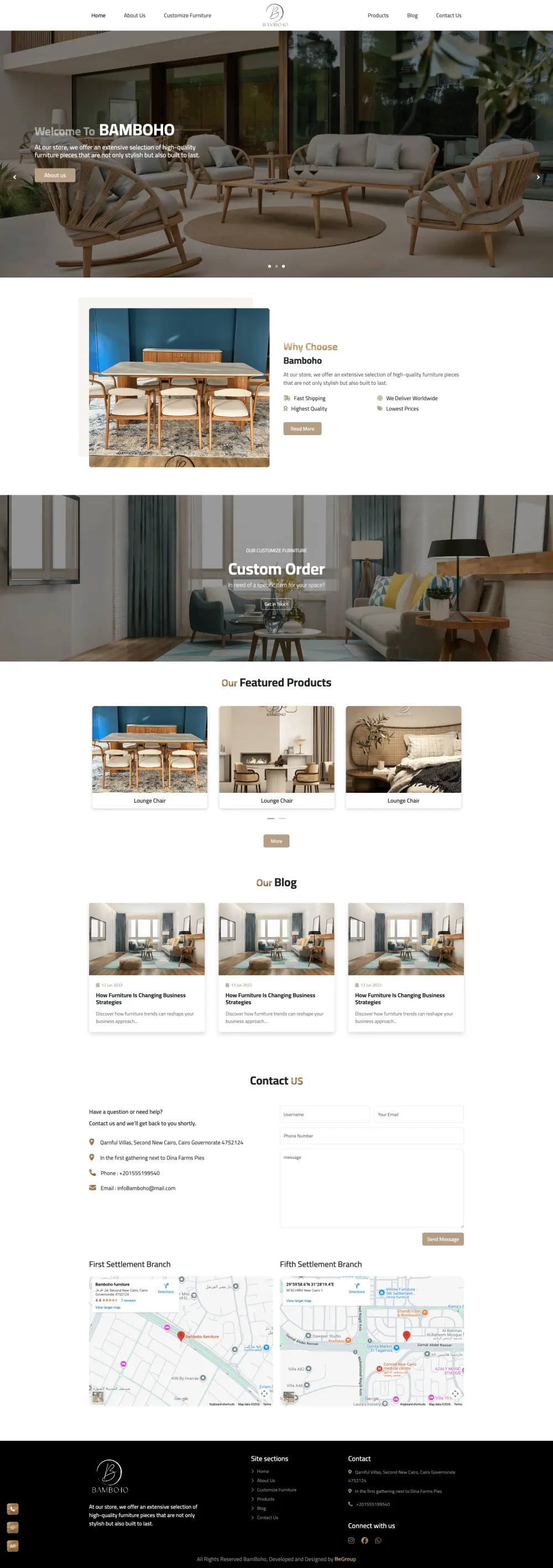 تصميم وبناء مواقع احترافية