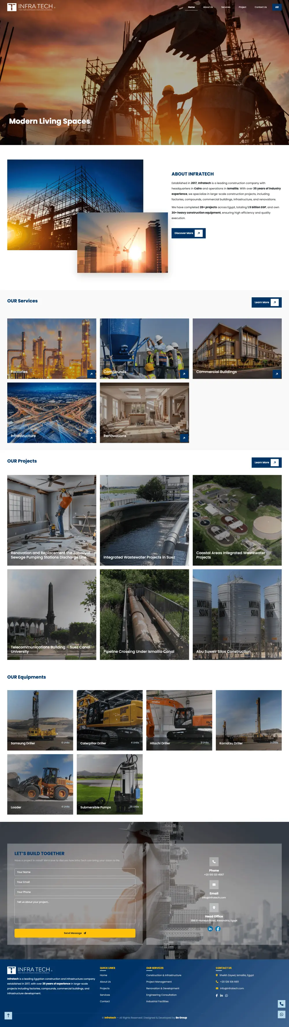 تصميم وبناء مواقع احترافية