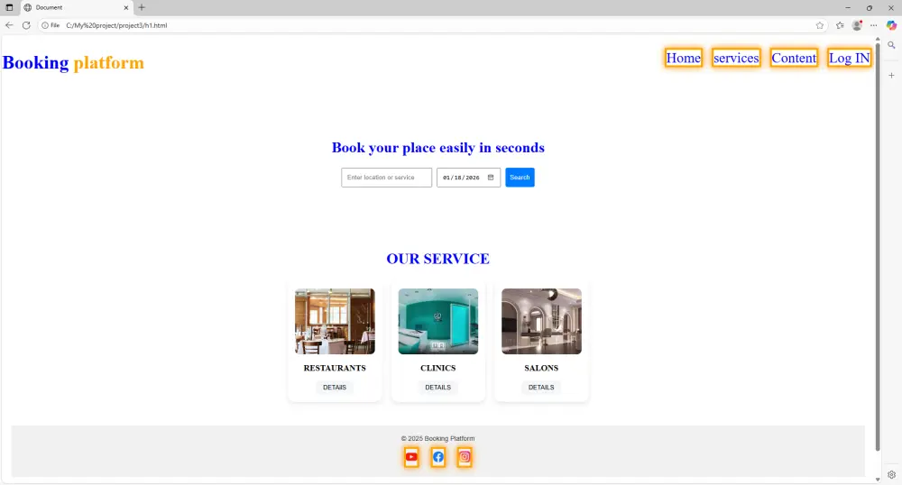 تصميم مواقع