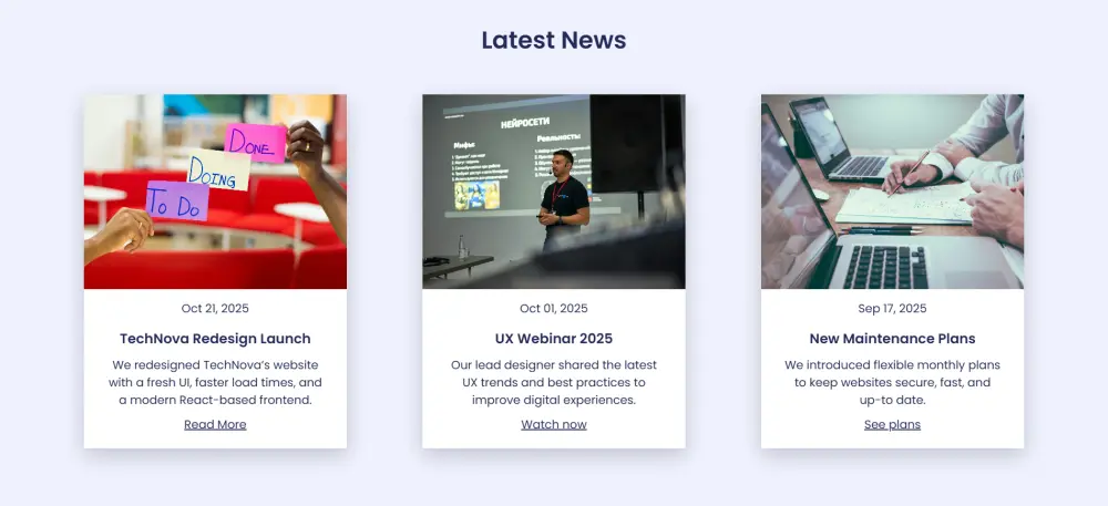 تصميم صفحة هبوط احترافية متجاوبة بـ HTML وCSS وBootstrap