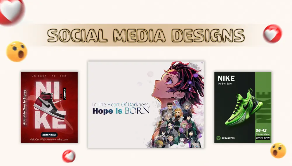 تصاميم سوشيال ميديا احترافية