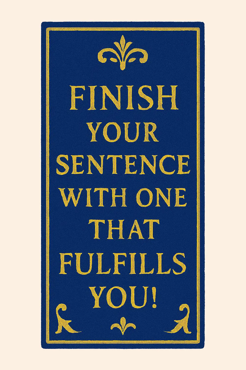 تصميم فاصلة كتاب مزخرفة بعبارات