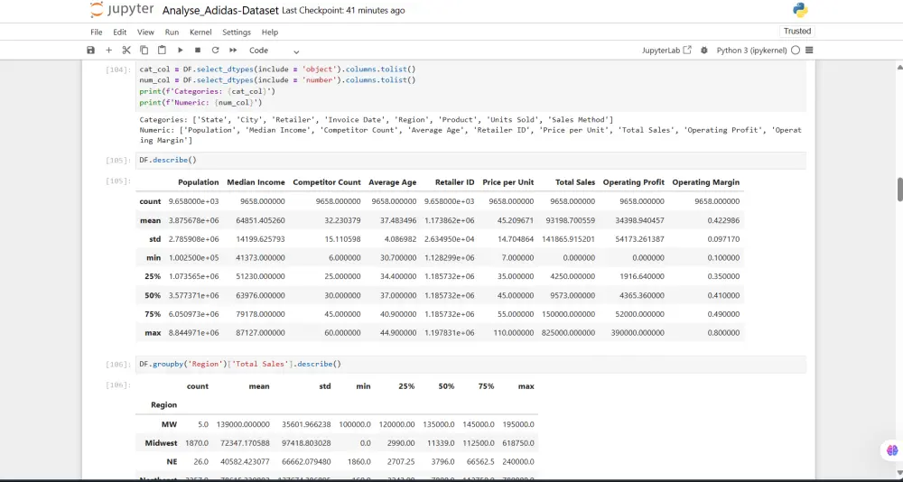تحليل ومعالجة بيانات باستخدام Python