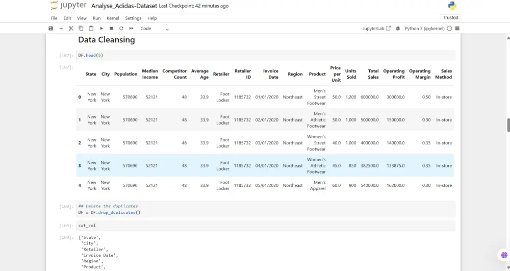 تحليل ومعالجة بيانات باستخدام Python