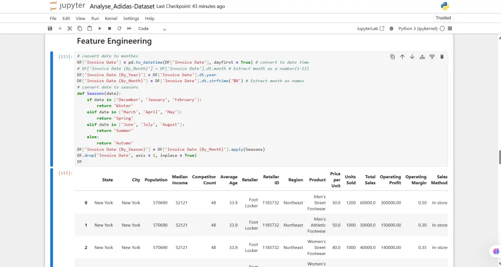تحليل ومعالجة بيانات باستخدام Python