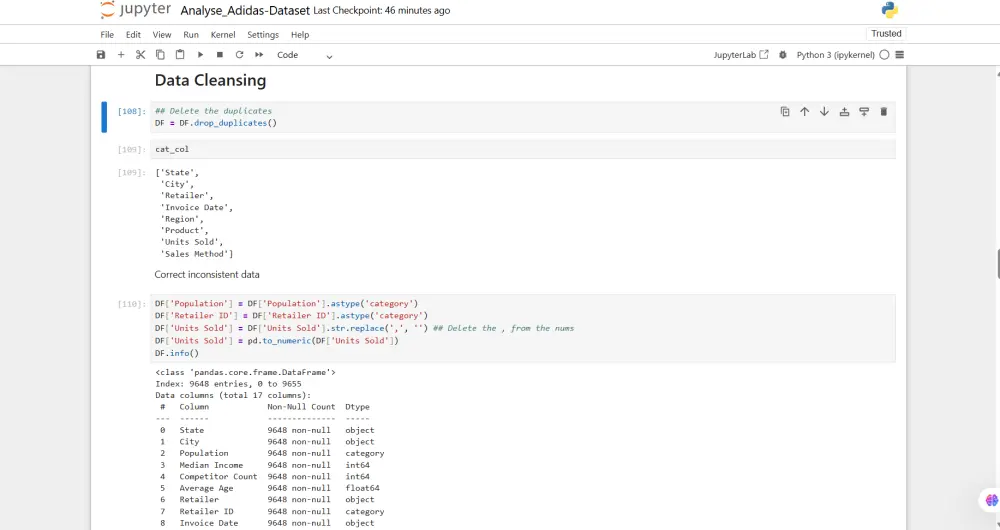 تحليل ومعالجة بيانات باستخدام Python