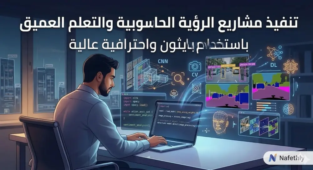 تنفيذ مشاريع Computer Vision و Deep Learning باستخدام Python