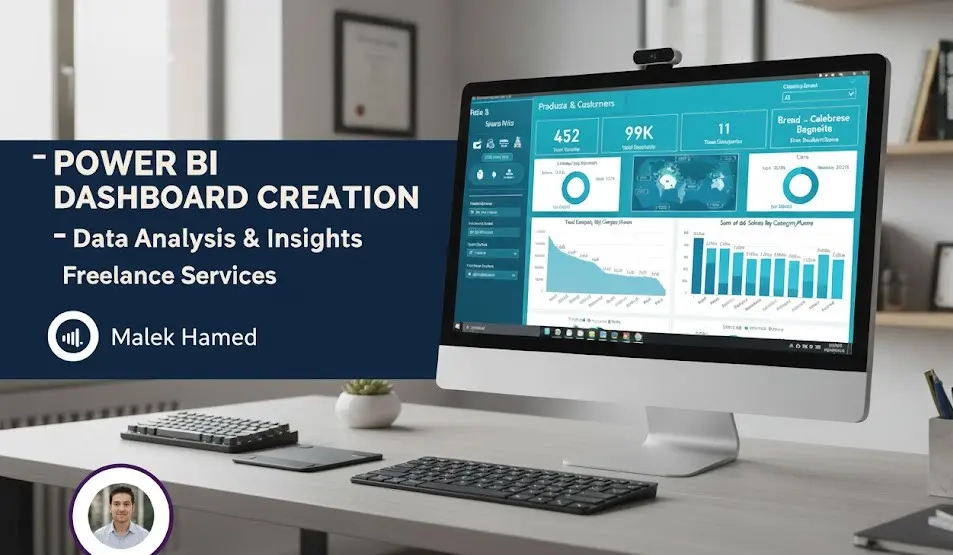 تحليل بياناتك باحتراف وصناعة لوحة تحكم تفاعلية Power Bi