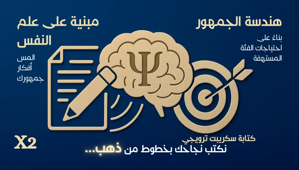 كتابة سيناريو ترويجي مدعوم بأساس علمي ونفسي للعلامة التجارية
