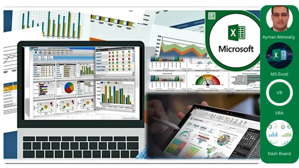 تحليل وتطوير ملفات Excel باحترافية عالية