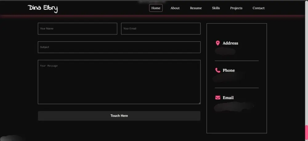 تصميم وبرمجة موقع شخصي (Portfolio) بسيط ومتجاوب باستخدام HTML وCSS وJavaScript