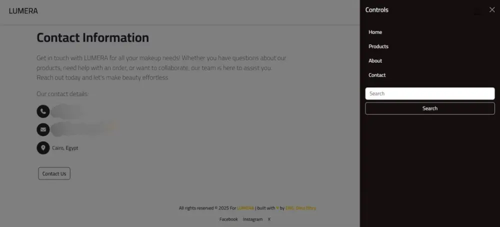 موقع تفاعلي مطور باستخدام React وDummyJSON API