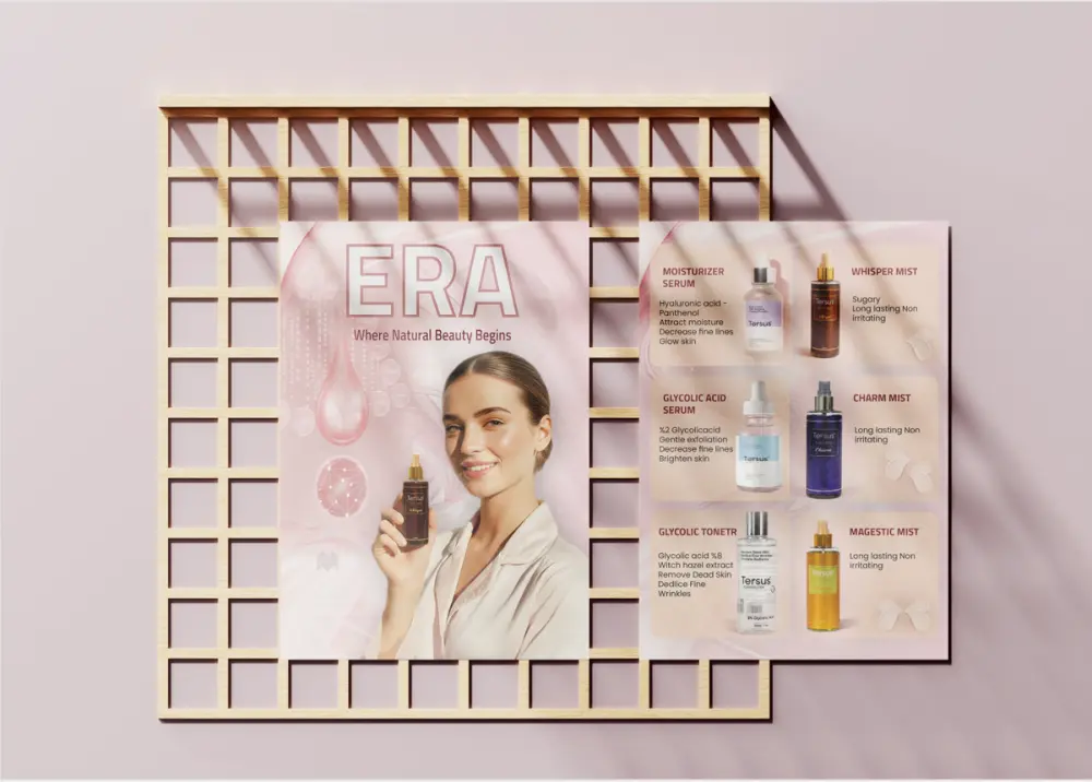 تصميم بروشور احترافي وجهين | بأستايل راق وجذاب Double-Sided Brochure Design