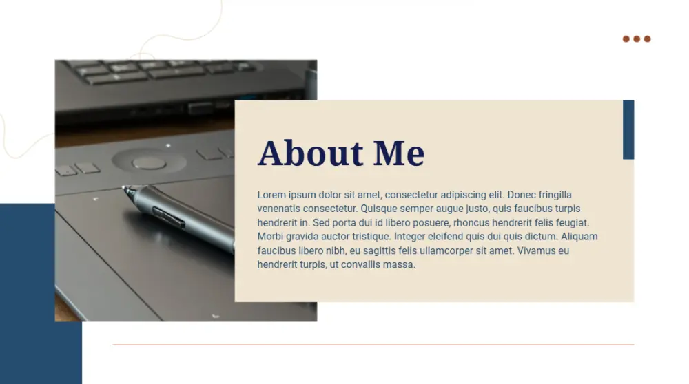 تصميم بورتفوليو احترافي وجذاب (10 شرائح) لعرض مهاراتك بـ 5$ فقط