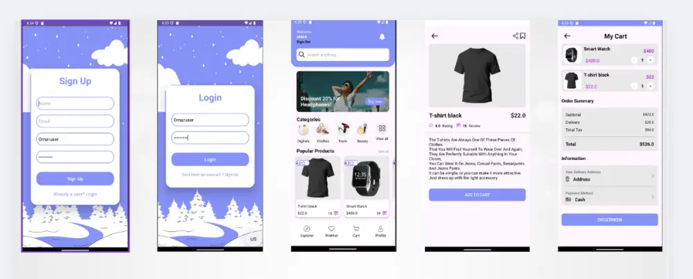 تطوير وبرمجة شاشات احترافية باستخدام Flutter