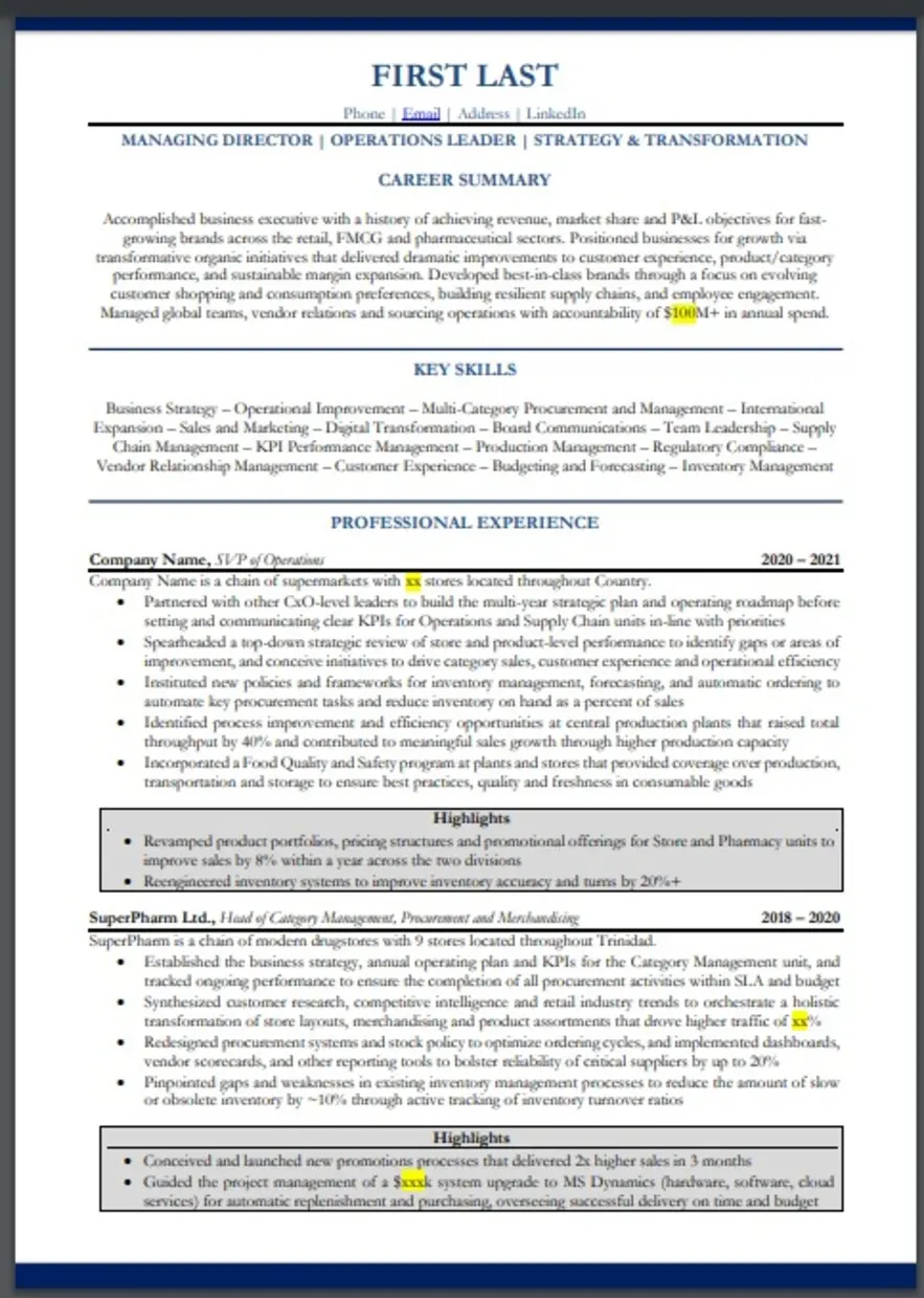سيرة ذاتية احترافية وخطاب تقديم