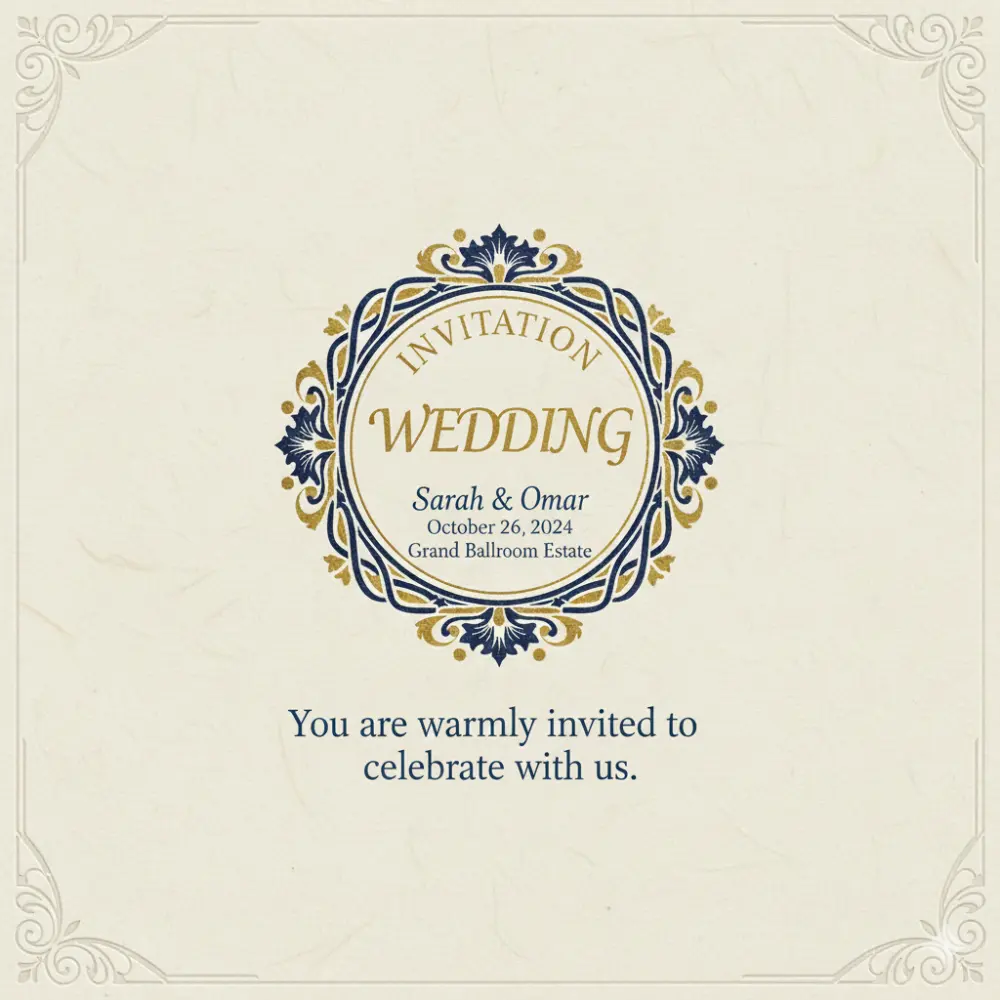 تصميم كروت دعوات إلكترونية