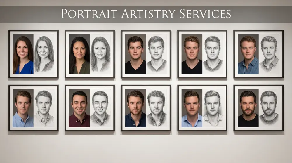 رسم صور شخصية بالرصاص بجودة عالية واحترافية