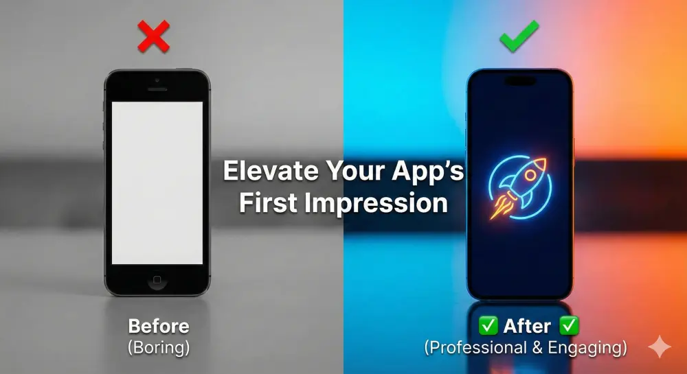 تصميم Splash Screen احترافية لتطبيق باستخدام Flutter