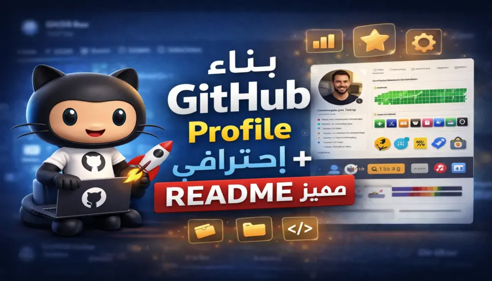 تحويل حساب GitHub إلى Portfolio احترافي يجذب الشركات