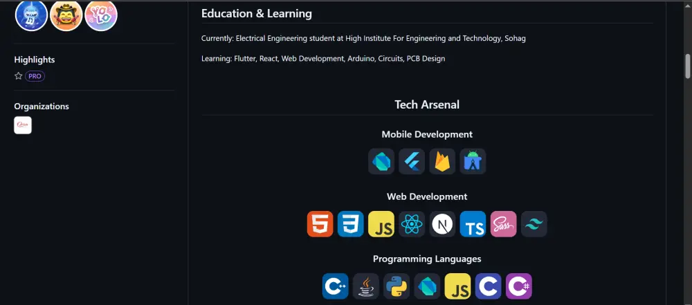 تحويل حساب GitHub إلى Portfolio احترافي يجذب الشركات