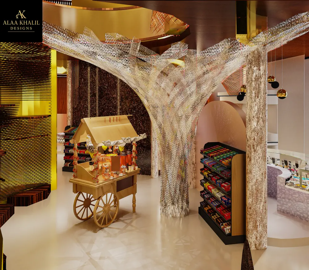 خدمة تصميم داخلي شاملة (مود بورد + تصميم ثلاثي الأبعاد + مخططات تنفيذية)