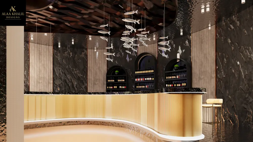 خدمة تصميم داخلي شاملة (مود بورد + تصميم ثلاثي الأبعاد + مخططات تنفيذية)