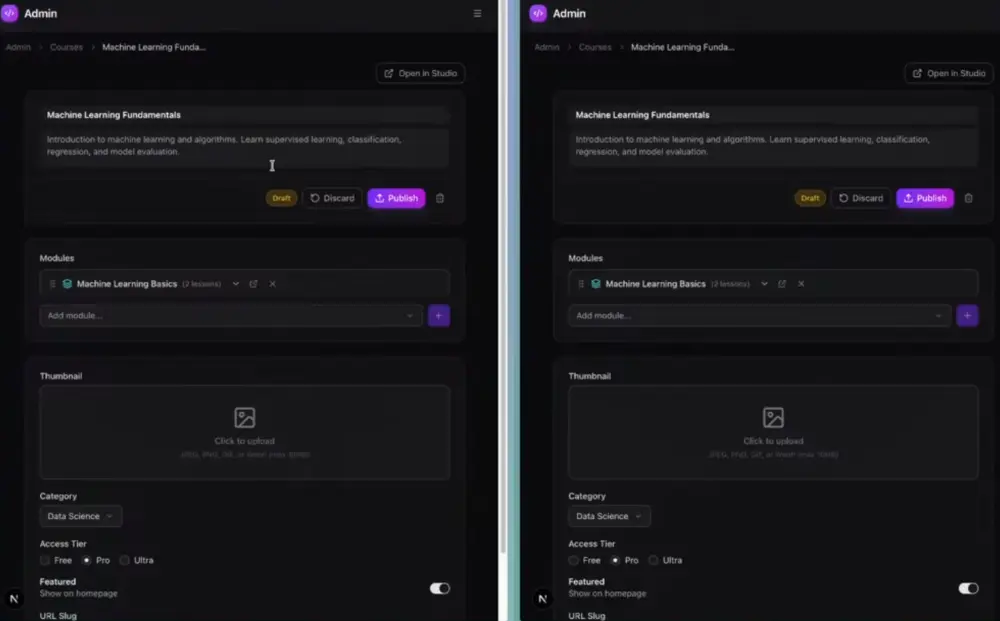 منصة تعليم إلكتروني ذكية (AI-Powered LMS) باستخدام Next.js