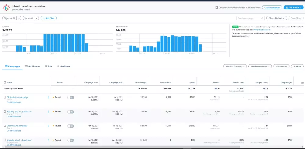 إطلاق الحملات الاعلانية باحترافية social media ads