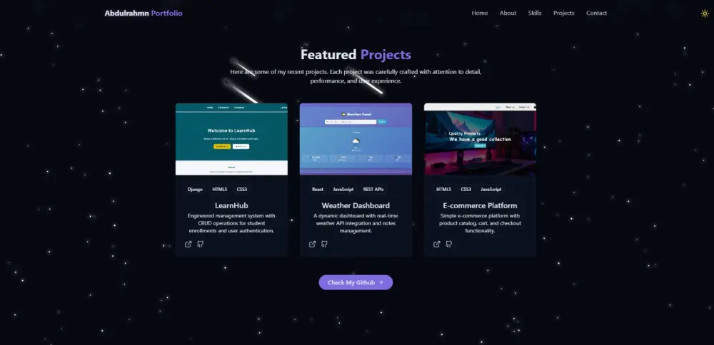 موقع شخصي (Portfolio) يعرض مهاراتك بشكل احترافي وجذاب