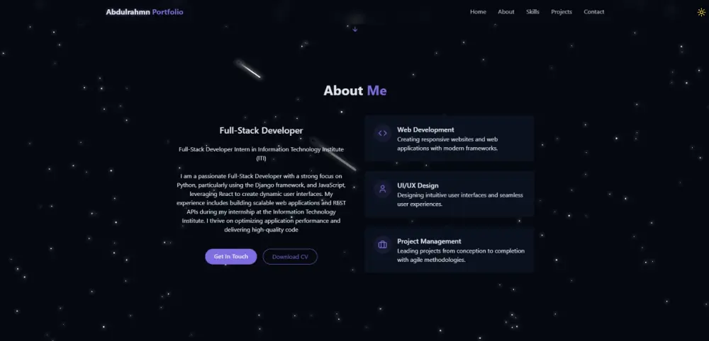 موقع شخصي (Portfolio) يعرض مهاراتك بشكل احترافي وجذاب