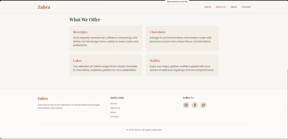 تصميم وبرمجة موقع احترافي بـ HTML وCSS وJavaScript