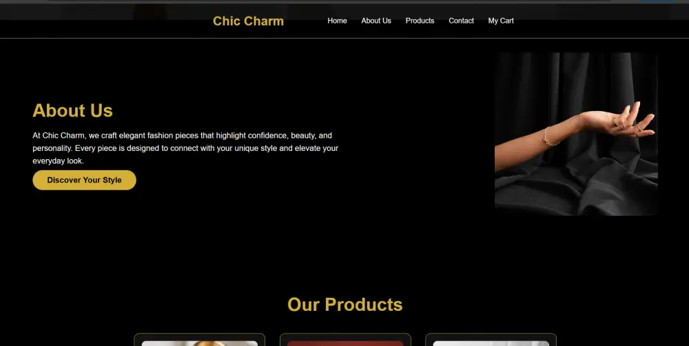 صمم متجرك اللكتروني بستخدام html css js