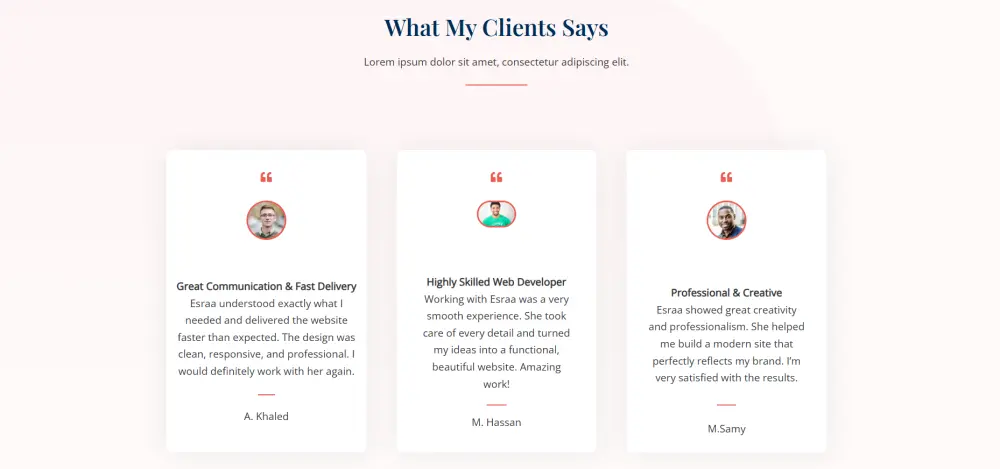 موقع بورتفوليو احترافي | باستخدام WordPress + Elementor