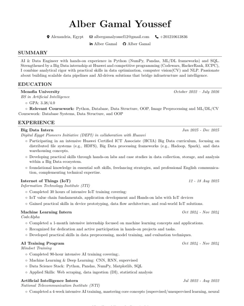 تصميم سيرة ذاتية احترافية