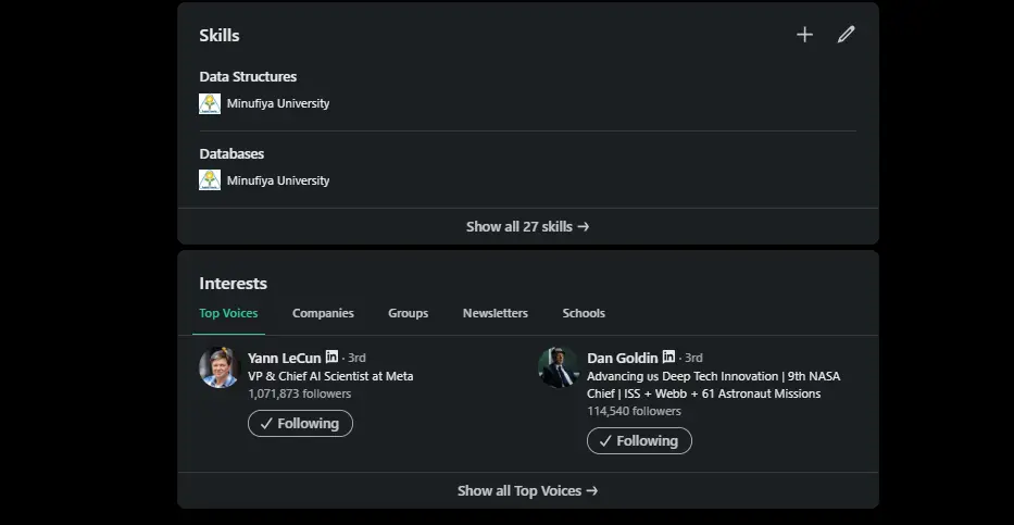 بناء وتطوير بروفايل LinkedIn بشكل احترافي