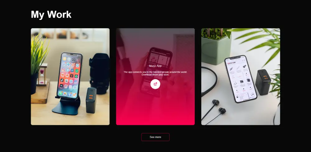 برمجة موقع إلكتروني لعرض الأعمال متكامل باستخدام احدث التقنيات